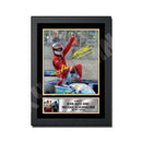 JEAN ALESI _ MICHAEL SCHUMACHER 2 Limited Edition Formula 1 Player Signed Print Formula 1