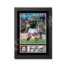 JEAN DE VILLIERS 2 Limited Edition Rugby Player Signed Print - Rugby