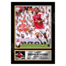 JEREMIE ALIADIERE Limited Edition Football Player Signed Print - Football