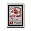 JEREMIE ALIADIERE 2 Limited Edition Football Player Signed Print - Football