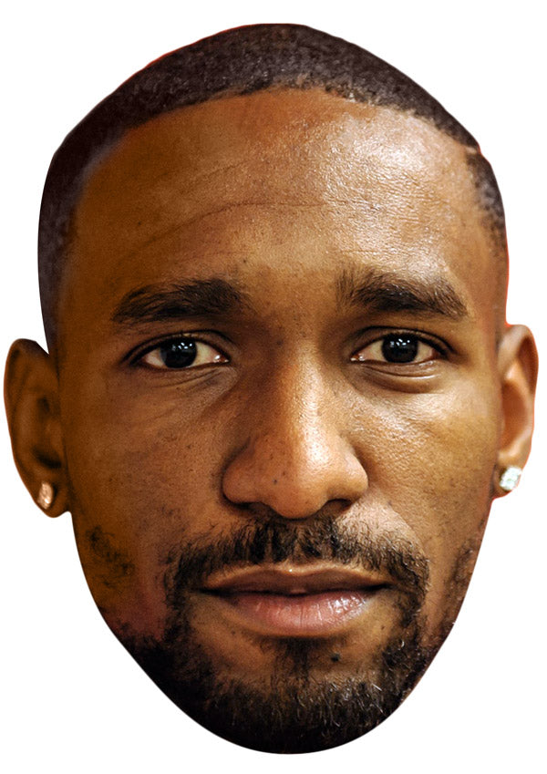 JERMAIN DEFOE JB - Footballer Fancy Dress Cardboard Celebrity Party Face Mask