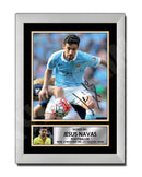 JESUS NAVAS 2 Limited Edition Football Player Signed Print - Football