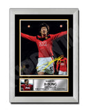 JI-SUNG 2 Limited Edition Football Player Signed Print - Football
