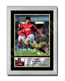 JI-SUNG (1) Limited Edition Football Player Signed Print - Football