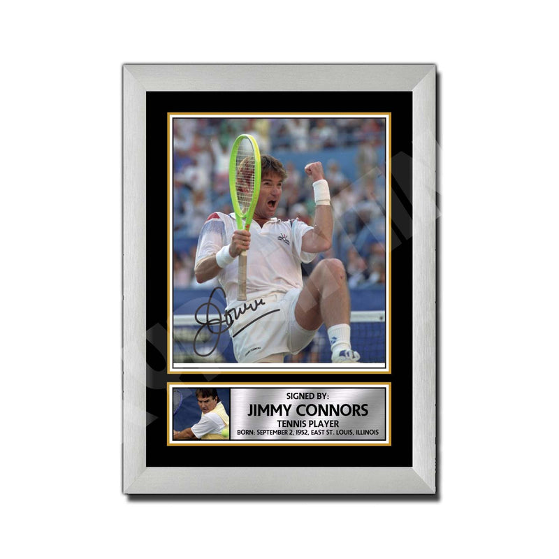 JIMMY CONNORS 2 Limited Edition Tennis Player Signed Print - Tennis