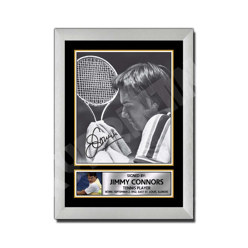 JIMMY CONNORS (1) Limited Edition Tennis Player Signed Print - Tennis