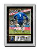 JIMMY FLOYD Limited Edition Football Player Signed Print - Football