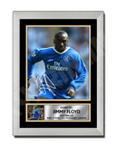JIMMY FLOYD 2 Limited Edition Football Player Signed Print - Football