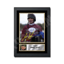 JIMMY FROST Limited Edition Horse Racer Signed Print - Horse Racing