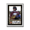 JIMMY FROST Limited Edition Horse Racer Signed Print - Horse Racing
