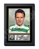JIM CRAIG Limited Edition Football Player Signed Print - Football