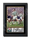 JIM CRAIG 2 Limited Edition Football Player Signed Print - Football