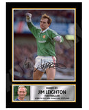 JIM LEIGHTON 2 Limited Edition Football Player Signed Print - Football