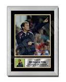 JIM MAGILTON 2 Limited Edition Football Player Signed Print - Football