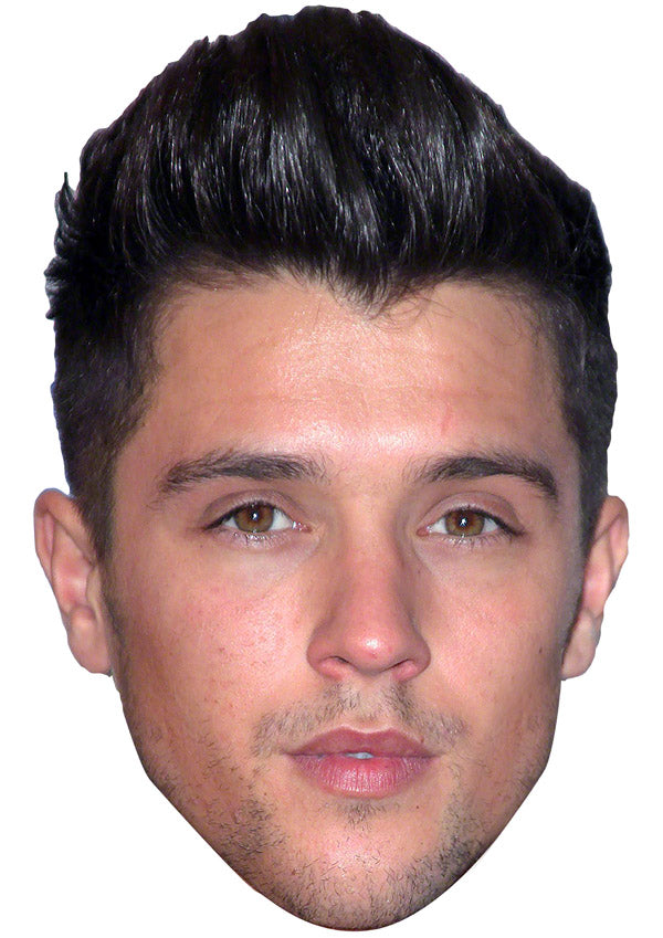JJ HAMBELTT JB - Music Star Fancy Dress Cardboard Celebrity Party Face Mask