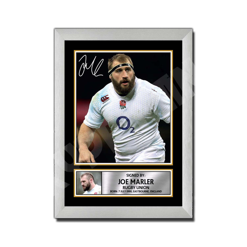 JOEMARLER 2 Limited Edition Rugby Player Signed Print - Rugby