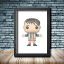 Personalised Joey Word Art Poster Print - Inspired By Pop Figures