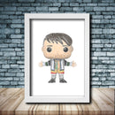 Personalised Joey Word Art Poster Print - Inspired By Pop Figures