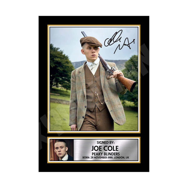 JOE COLE 2 Tv Show Printed Signature Print – Reproduction Print