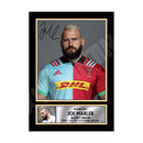 JOE MARLER 1 Limited Edition Rugby Player Signed Print - Rugby