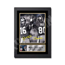 JOE MONTANA JERRY RICE 2 Limited Edition Football Signed Print - American Footballer