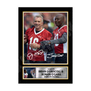 JOE MONTANA JERRY RICE (1) Limited Edition Football Signed Print - American Footballer