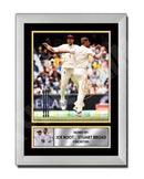 JOE ROOT _ STUART BROAD Limited Edition Cricketer Signed Print - Cricket Player