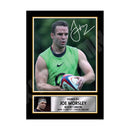 JOE WORSLEY 1 Limited Edition Rugby Player Signed Print - Rugby