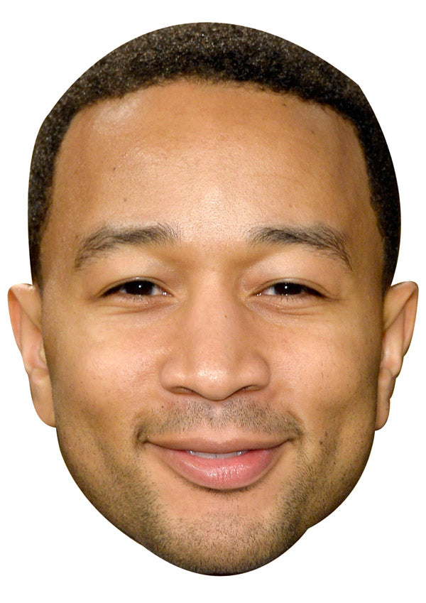 JOHN LEGEND JB - Music Star Fancy Dress Cardboard Celebrity Party Face Mask