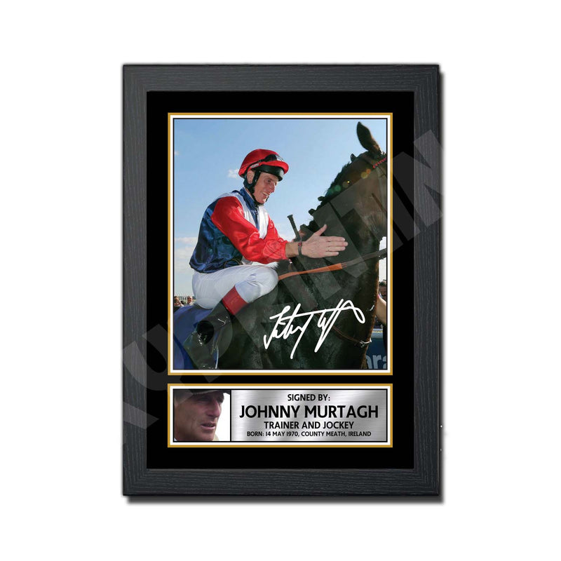 JOHNNY MURTAGH Limited Edition Horse Racer Signed Print - Horse Racing
