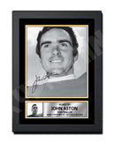 JOHN ASTON Limited Edition Football Player Signed Print - Football