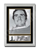 JOHN ASTON Limited Edition Football Player Signed Print - Football