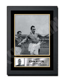 JOHN ASTON 2 Limited Edition Football Player Signed Print - Football