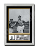 JOHN ASTON 2 Limited Edition Football Player Signed Print - Football