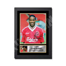 JOHN BARNES 2 Limited Edition Football Player Signed Print - Football
