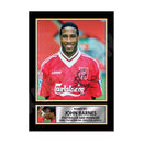 JOHN BARNES 2 Limited Edition Football Player Signed Print - Football