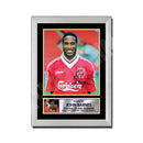 JOHN BARNES 2 Limited Edition Football Player Signed Print - Football
