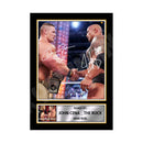 JOHN CENA _ THE ROCK 2 Limited Edition MMA Wrestler Signed Print - MMA Wrestling