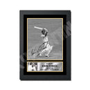 JOHN EDRICH Limited Edition Cricketer Signed Print - Cricket Player