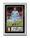 JOHN FLECK 1 Limited Edition Football Player Signed Print - Football