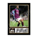JOHN MONCUR 2 Limited Edition Football Player Signed Print - Football