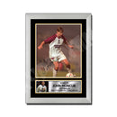 JOHN MONCUR (1) Limited Edition Football Player Signed Print - Football