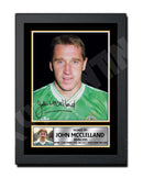 JOHN McCLELLAND 1 Limited Edition Football Player Signed Print - Football