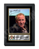 JOHN McCLELLAND 2 Limited Edition Football Player Signed Print - Football