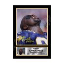 JOHN RANDLE 2 Limited Edition Football Signed Print - American Footballer