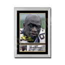 JOHN RANDLE (1) Limited Edition Football Signed Print - American Footballer