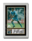 JOHN SALAKO Limited Edition Football Player Signed Print - Football
