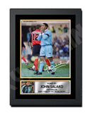 JOHN SALAKO 2 Limited Edition Football Player Signed Print - Football