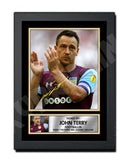 JOHN TERRY Limited Edition Football Player Signed Print - Football