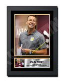 JOHN TERRY 2 Limited Edition Football Player Signed Print - Football